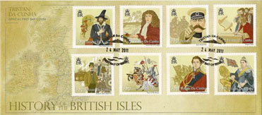 History of the British Isles Part III: First day cover