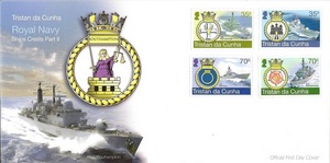 Royal Navy Ships' Crests II: First day cover
