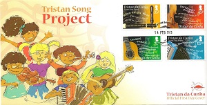 Tristan Song Project: First day cover