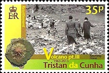 1961 Volcano Series - Part 3, 35p stamp