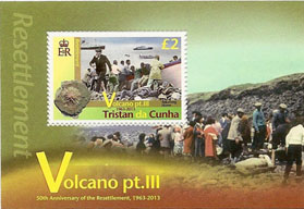 1961 Volcano Series - Part 3, £2 sheetlet