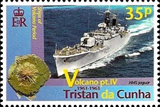 1961 Volcano Series - Part 4, 35p stamp