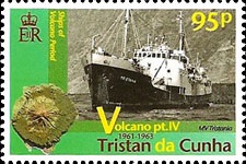 1961 Volcano Series - Part 4, 95p stamp