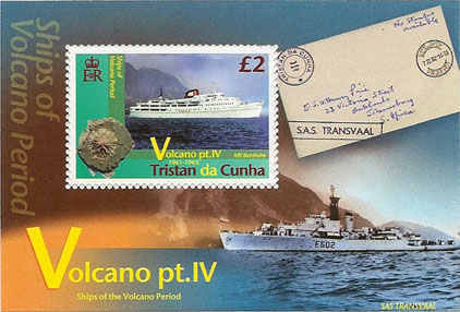 1961 Volcano Series - Part 4, £2 sheetlet