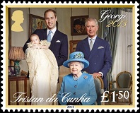 Prince George's Christening, £1.00 George, 2013