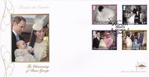 Prince George's Christening: First day cover