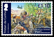 350th Anniversary of the Royal Marines, £1.10 - Afghanistan, 2013