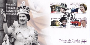 Britain's Longest Reigning Monarch: First day cover