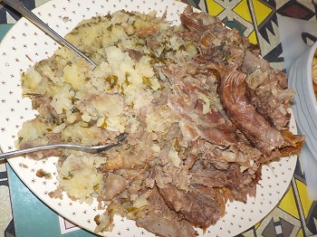 Tristan stuffed roast mutton