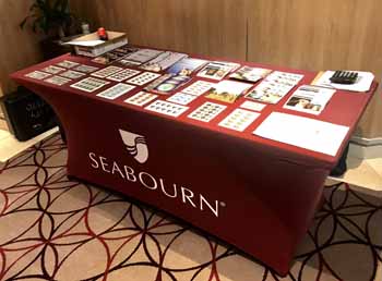 Stamps stall on the Seabourn Sojourn.