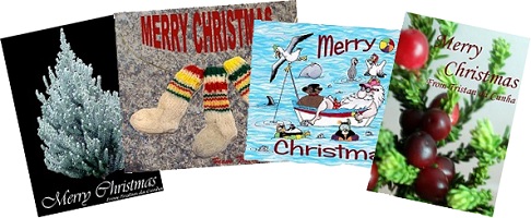 Tristan da Cunha Christmas cards