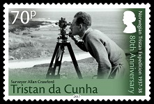Norwegian Tristan Expedition 1937-1938, 70p, Surveyor Allan Crawford