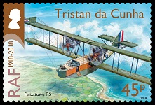 Centenary of the RAF 1918-2018, 45p, Felixstow F.5 Centenary of the RAF 1918-2018, 45p, Felixstow F.5