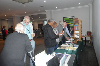 The ever popular Miles Apart book stall