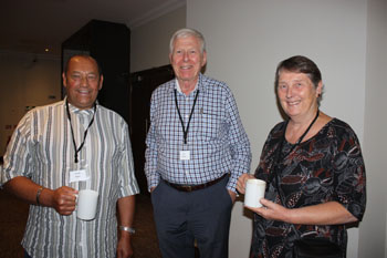 Dereck Rogers, Alan Green, and Janet Toseland