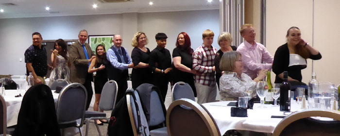 The ever popular Pillow Dance at the 2019 Tristan da Cunha Annual Gathering