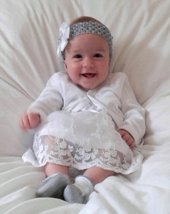Jessie Mila Squibb at her Christening