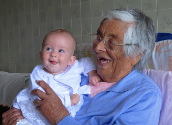 Jessie with Aunt Ellen