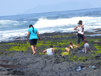 Having fun at Runaway Beach