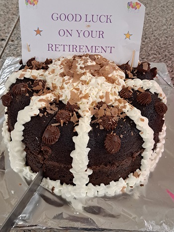 Marion's retirement cake