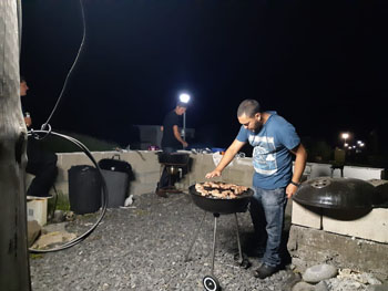 Family braai after the receptions