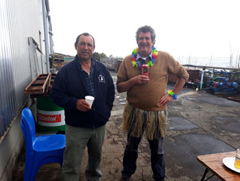 Gary Repetto and Sean Burns at the Factory braai.