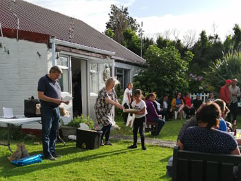 Prize giving at the Residency