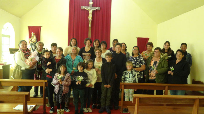 Mother's Day and harvest festival at St Joseph's Church, Tristan da Cunha
