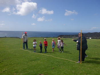 Finish of the Playgroup and Class 1 Straight Race
