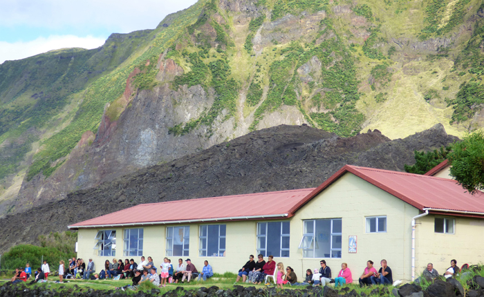 Spectators at St Mary's School