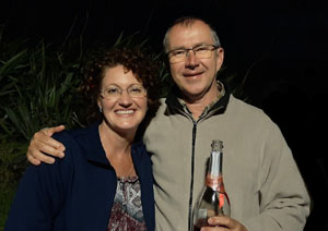 Sally and Alex Wonner ready to toast the New Year