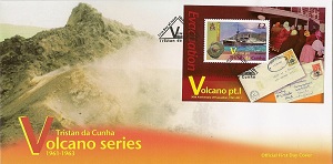 Volcano Part 1: Souvenir Sheetlet: First day cover