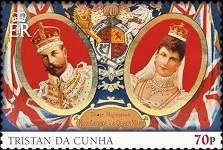 60th Anniversary of the Coronation of Queen Elizabeth II, 70p stamp, King George V