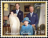 Prince George's Christening, &pound;1.00 George, 2013