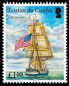 USS Hornet, £1.10 stamp
