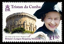 Britain's Longest Reigning Monarch, &pound;1.10 - Order of the Garter, Windsor Castle