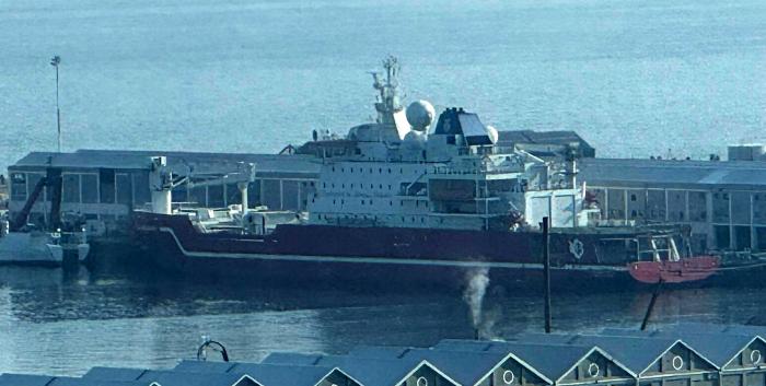 The SA Agulhas II in Cape Town harbour on the 3rd September 2025. Photo: Barry Carter