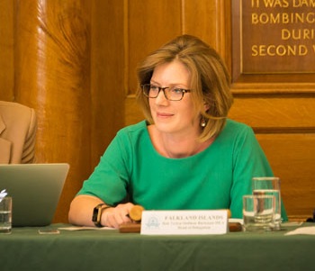 President of the UKOTA Political Council, Teslyn Barkman.