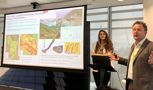 Presentation by AECOM landslide expert Dr Mike Whitworth.