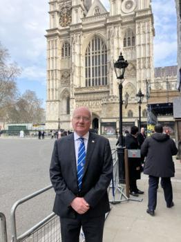 At Westminster Abbey