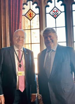 With Lord Strathclyde, chairman of the Lords’ Constitution Committee