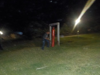 Ringing the Gong at midnight