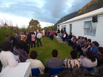 Acting Chief Islander's reception on Old Year's Night