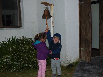 Ringing St Mary's Church bell on Old Year's Night