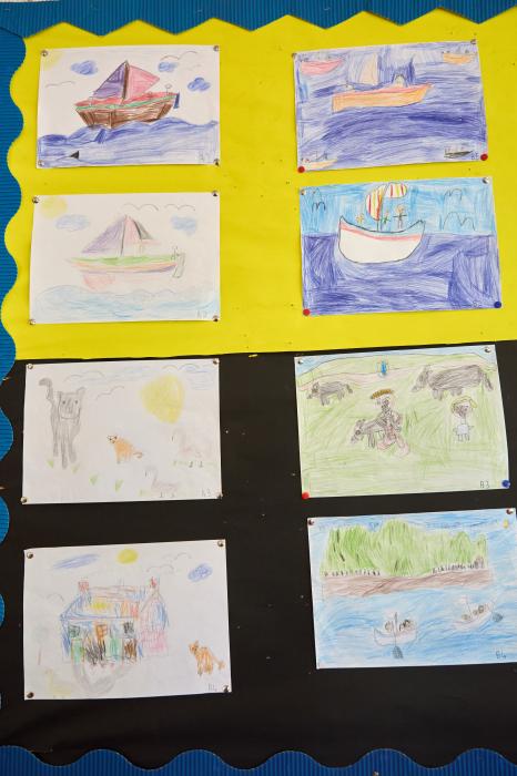 Some of the children's art