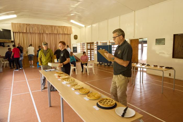 Judging in the School Hall