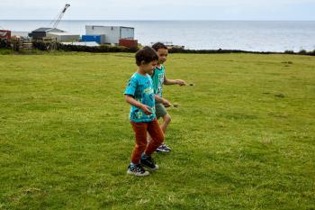 Children's potato & spoon race