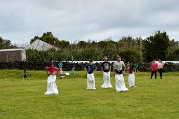Older children's sack race