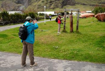 Taking a picture by the Fishing Dong (Photo: Julia Gunther)