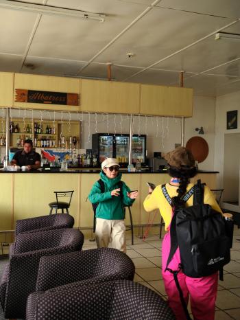 Visitors inside the Albatross Bar (Photo: Julia Gunther)